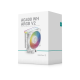 Кулер для процессора DEEPCOOL AG400 WH ARGB V2 LGA1851/1700/1200/115X/AM5/AM4 (18шт/кор, TDP 220W, PWM, ARGB Fan 120mm, 4 тепл. трубки, белый) RET