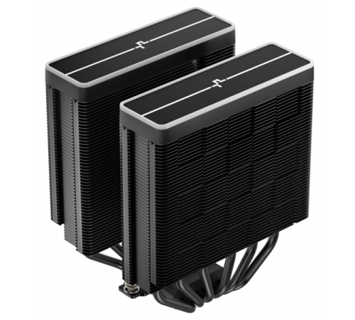 Кулер для процессора DEEPCOOL AG620 BK ARGB V2 LGA20XX/1700/1200/115X/AM5/AM4 (9шт/кор, TDP 260W, PWM, ARGB DUAL Fan 120mm, 6 тепл. трубок, черный) RET Кулер для процессора DEEPCOOL AG620 BK ARGB V2 LGA20XX/1700/1200/115X/AM5/AM4 (9шт/кор, TDP 260W, PWM, ARGB DUAL Fan 120mm, 6 тепл. трубок, черный) RET