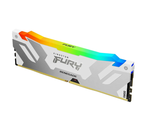 Оперативная память Kingston 16GB 7200MT/s DDR5 CL38 DIMM FURY Renegade RGB White XMP
