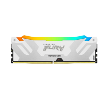Оперативная память Kingston 16GB 6400MT/s DDR5 CL32 DIMM FURY Renegade RGB White XMP