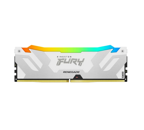 Оперативная память Kingston 16GB 6400MT/s DDR5 CL32 DIMM FURY Renegade RGB White XMP