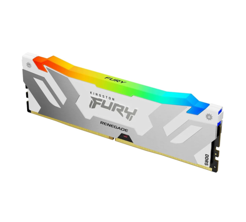 Оперативная память Kingston 16GB 6400MT/s DDR5 CL32 DIMM FURY Renegade RGB White XMP