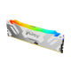 Оперативная память Kingston 16GB 6400MT/s DDR5 CL32 DIMM FURY Renegade RGB White XMP