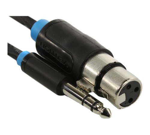 Кабель Vention аудио Jack 6.5 M/XLR F - 1.5м Кабель Vention jack 6.5 mm(m)/XLR(f) - 1.5 м (BBEBG) Кабель Vention аудио Jack 6.5 M/XLR F - 1.5м Кабель Vention jack 6.5 mm(m)/XLR(f) - 1.5 м (BBEBG)