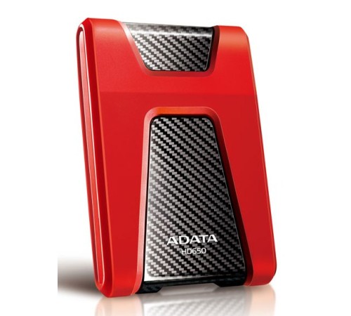 Жесткий диск A-Data USB 3.0 1Tb AHD650-1TU3-CRD DashDrive Durable 2.5" красный