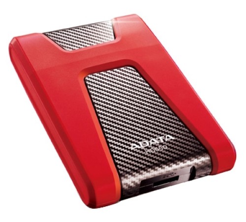 Жесткий диск A-Data USB 3.0 1Tb AHD650-1TU3-CRD DashDrive Durable 2.5" красный