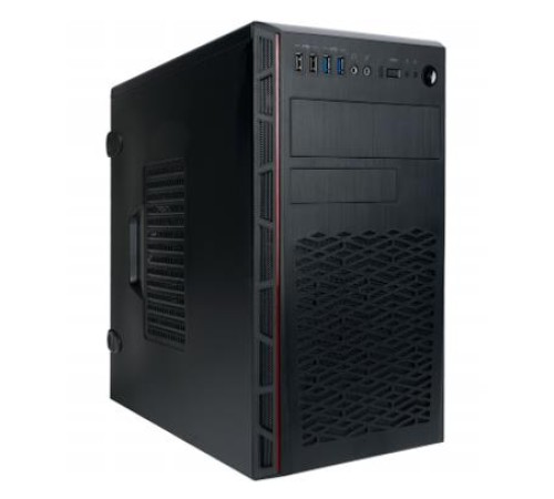 Корпус IN WIN 6196819 MiniTower mATX 12 Вт Цвет черный EMR065/6196819