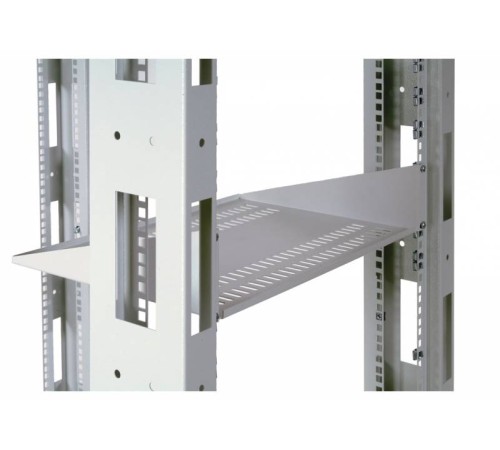 Полка стационарная ЦМО МС-40 2U нагр.:15кг. 19" 400мм серый (упак.:1шт)