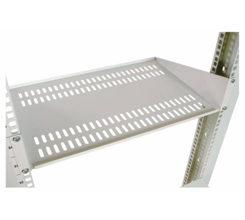 Полка стационарная ЦМО МС-40 2U нагр.:15кг. 19" 400мм серый (упак.:1шт)