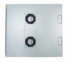 Шкаф коммутационный ЦМО ШРН-М-12.500 12U 600x520мм пер.дв.стекл 50кг серый