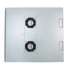 Шкаф коммутационный ЦМО ШРН-М-12.500 12U 600x520мм пер.дв.стекл 50кг серый