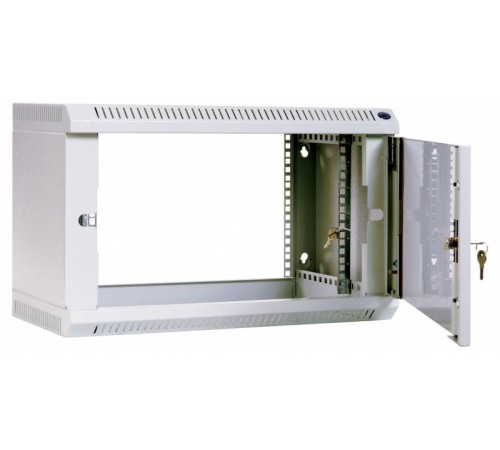 Шкаф коммутационный ЦМО ШРН-6.650 6U 600x650мм пер.дв.стекл несъемн.бок.пан. 50кг серый Шкаф коммутационный ЦМО ШРН-6.650 6U 600x650мм пер.дв.стекл несъемн.бок.пан. 50кг серый