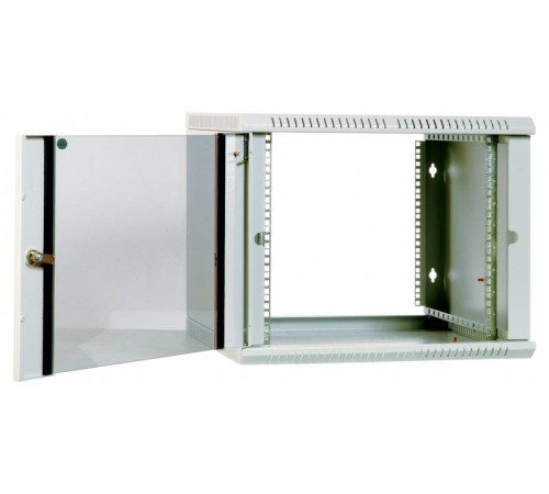 Шкаф коммутационный ЦМО ШРН-Э-12.500 12U 600x520мм пер.дв.стекл несъемн.бок.пан. серый Шкаф коммутационный ЦМО ШРН-Э-12.500 12U 600x520мм пер.дв.стекл несъемн.бок.пан. серый