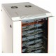 Шкаф коммутационный ЦМО (ШТК-М-42.6.6-1ААА) напольный 42U 600x600мм пер.дв.стекл задн.дв.стал.лист 2 бок.пан. направл.под закл.гайки 550кг серый 455мм 92.3кг 180град. 2030мм