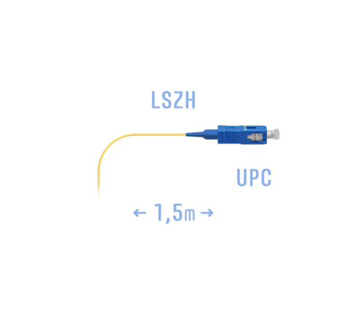 Пигтейл SC/UPC SM (0.9) 1.5 m Пигтейл SC/UPC SM (0.9) 1.5 m
