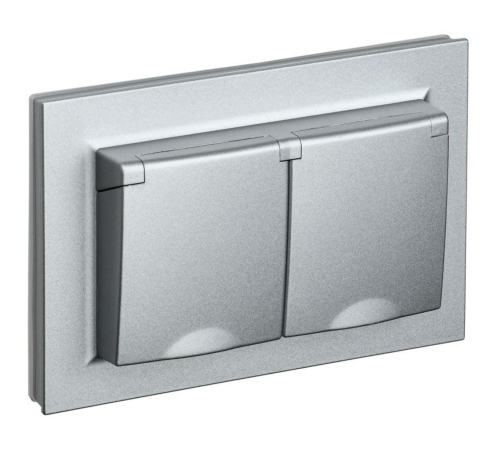 IEK BR-R26-16-44-K47-F BRITE Роз. 2-я с кр. 16А в сб IP44 РСбш12-3-44-БрА алюм. IEK BR-R26-16-44-K47-F BRITE Роз. 2-я с кр. 16А в сб IP44 РСбш12-3-44-БрА алюм.