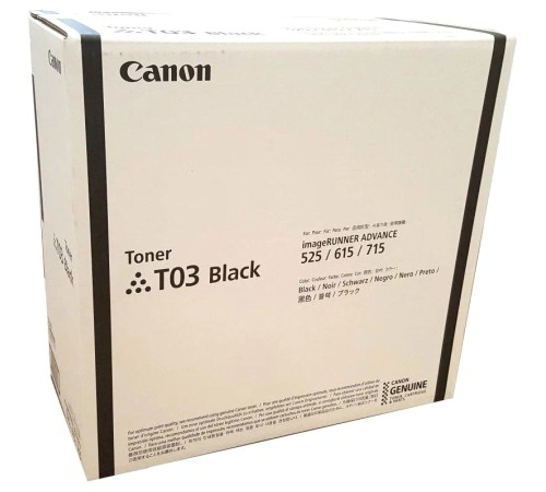 Тонер Canon T03 2725C001 черный туба 465гр. для копира iR ADV 525_615_715