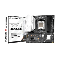Материнская плата MAXSUN MS-Terminator B650M WIFI6, AM5, B650, 4*DDR5, 4*SATA 3.0, 2*M.2, USB 3.2, USB 2.0, Type-C, 1*PCIE 16, 1*PCIE 4, 1*PCIE 1, HDMI+DP, mATX