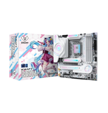 Материнская плата MAXSUN MS-iCraft 860M CROSS, LGA1851, B860, 4*DDR5, 4*SATA3, 2*M.2, USB 3.2, USB 2.0, Type-C, 1*PCIEx16, 1*PCIex4, HDMI+DP, mATX