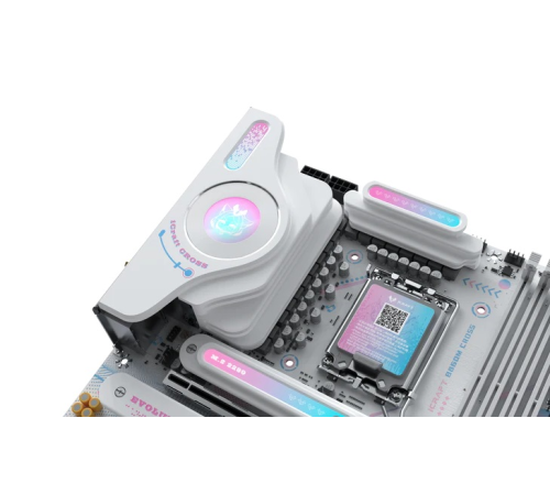 Материнская плата MAXSUN MS-iCraft 860M CROSS, LGA1851, B860, 4*DDR5, 4*SATA3, 2*M.2, USB 3.2, USB 2.0, Type-C, 1*PCIEx16, 1*PCIex4, HDMI+DP, mATX