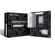 Материнская плата MAXSUN MS-Challenger Z890M WIFI, LGA1851, Z890, 2*DDR5, 3*SATA3, 2*M.2, USB 3.2, USB 2.0, Type-C, 1*PCIEx16, 1*PCIex4, 1*PCIex1, HDMI+DP, mATX