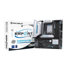 Материнская плата MAXSUN MS-eSport Z890M WIFI, LGA1851, Z890, 4*DDR5, 4*SATA3, 3*M.2, USB 3.2, USB 2.0, Type-C, 1*PCIEx16, 1*PCIex4, 1*PCIex1, HDMI+DP, ATX