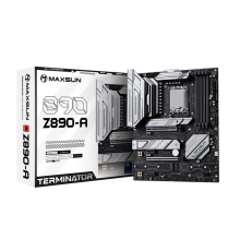 Материнская плата MAXSUN MS-Terminator Z890-A, LGA1851, Z890, 4*DDR5, 4*SATA3, 4*M.2, USB 3.2, USB 2.0, Type-C, 4*PCIEx16, HDMI+DP, ATX