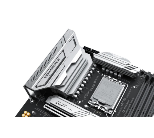 Материнская плата MAXSUN MS-Terminator B860M, LGA1851, B860, 4*DDR5, 4*SATA3, 3*M.2, USB 3.2, USB 2.0, Type-C, 1*PCIEx16, 1*PCIex4, 1*PCIex1, HDMI+DP, mATX