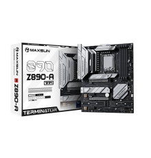 Материнская плата MAXSUN MS-Terminator Z890-A WIFI, LGA1851, Z890, 4*DDR5, 4*SATA3, 4*M.2, USB 3.2, USB 2.0, Type-C, 4*PCIEx16, HDMI+DP, ATX