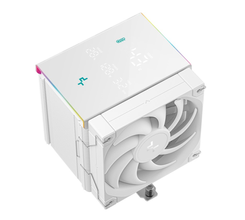 Кулер для процессора DEEPCOOL AK500 DIGITAL PRO WH LGA20XX/1700/1200/115X/AM5/AM4 (TDP 240W, PWM, Fan 120mm, 5 тепл. трубок, ARGB, белый) RET Кулер для процессора DEEPCOOL AK500 DIGITAL PRO WH LGA20XX/1700/1200/115X/AM5/AM4 (TDP 240W, PWM, Fan 120mm, 5 тепл. трубок, ARGB, белый) RET