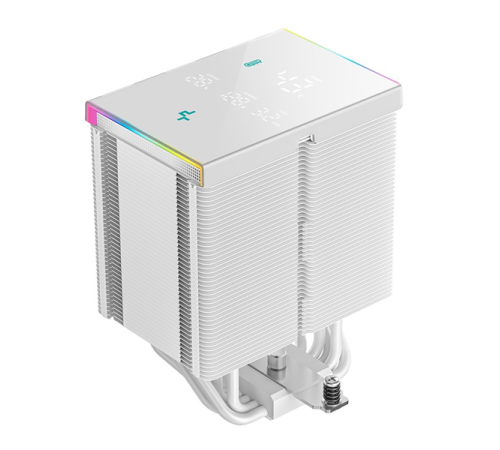 Кулер для процессора DEEPCOOL AK500 DIGITAL PRO WH LGA20XX/1700/1200/115X/AM5/AM4 (TDP 240W, PWM, Fan 120mm, 5 тепл. трубок, ARGB, белый) RET Кулер для процессора DEEPCOOL AK500 DIGITAL PRO WH LGA20XX/1700/1200/115X/AM5/AM4 (TDP 240W, PWM, Fan 120mm, 5 тепл. трубок, ARGB, белый) RET