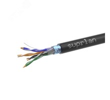 Витая пара Premium FTP 5e 4x2x0,51 Cu PE Out. 305м