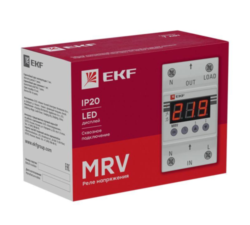 EKF MRV-32A Реле напряжения с дисплеем MRV 32A EKF PROxima EKF MRV-32A Реле напряжения с дисплеем MRV 32A EKF PROxima