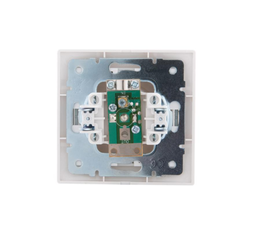 Розетка телевизионная оконечная TV СП Mira 16А IP20 с сер. вставкой бел. LEZARD 701-0215-130