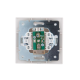 Розетка телевизионная оконечная TV СП Mira 16А IP20 с сер. вставкой бел. LEZARD 701-0215-130