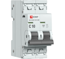 Выключатель автоматический модульный 2п C 10А 6кА ВА 47-63N PROxima EKF M636210C