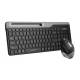 Клавиатура + мышь A4Tech Fstyler FB2535C клав:черный/серый мышь:черный/серый USB беспроводная Blueto