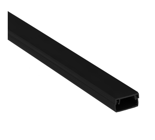 Кабель-канал 25х16 L2000 пластик Plast черн. EKF kk-25-16b