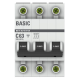 EKF mcb4729-3-63C Автоматический выключатель 3P 63А (C) 4,5кА ВА 47-29 EKF Basic