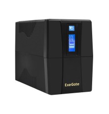 Exegate EP212517RUS ИБП Exegate Power Smart ULB-800 LCD <800VA, Black, 2 евророзетки, USB>