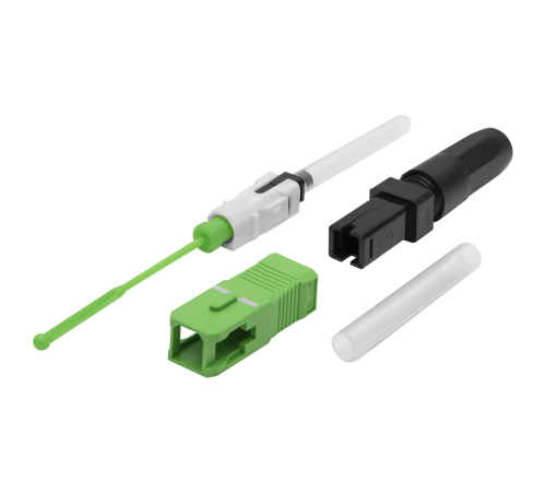 Разъем оптический FiberFox "Splice-On Connector" SC/APC для кабеля 2,0 х 3.0, уп. 5 шт. Разъем оптический FiberFox "Splice-On Connector" SC/APC для кабеля 2,0 х 3.0, уп. 5 шт.