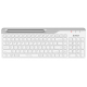 Клавиатура A4Tech Fstyler FBK25 белый беспроводная BT/Radio slim Multimedia