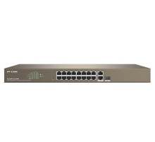 Коммутатор 16FE+ 2GE POE SFP F1218P-16-250W IP-COM