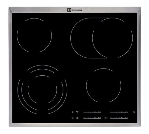 Электрическая варочная панель Electrolux EHF46547XK,  электрическая,  независимая,  черный