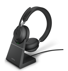Гарнитура беспроводная Jabra Evolve2 65 - USB-A MS Teams Stereo with Charging Stand (26599-999-989)