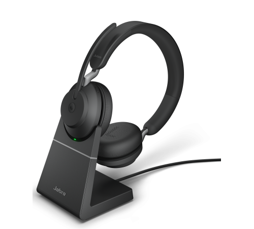 Гарнитура беспроводная Jabra Evolve2 65 - USB-A MS Teams Stereo with Charging Stand (26599-999-989)