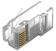 Коннектор Vention RJ45 (8p8c), cat. 5, под витую пару (10шт.) Vention Коннектор Vention RJ45 (8p8c), cat. 5, под витую пару (10шт.) (VBSJT-5U) (VBSJT-5U)