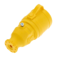 Розетка силовая Rexant (111-122) откр. зазем. крыш. IP44 желтый (упак.:1шт)