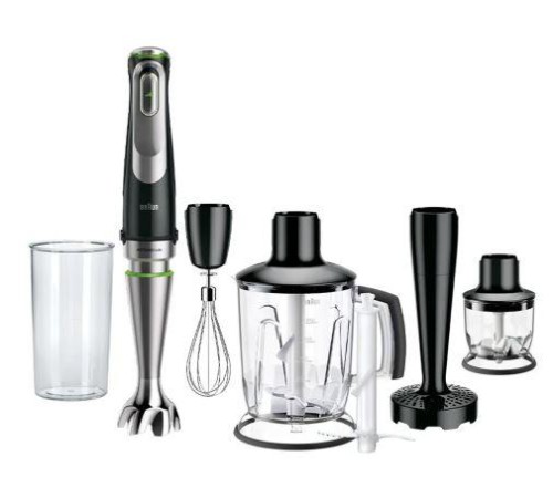 Блендер погружной Braun MQ9147X 1200Вт черный