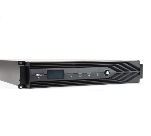 (490) Бастион SKAT-UPS 6000ВА/5400Вт RACK 2U/On-Line/16хАКБ(80Ач)/220В/SNMP slot/5 л.г./МИНПРОМТОРГ реестр (SKAT-UPS 6000 RACK)